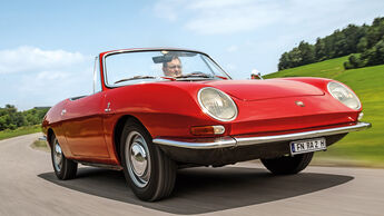 Fiat 850 Spider, Frontansicht