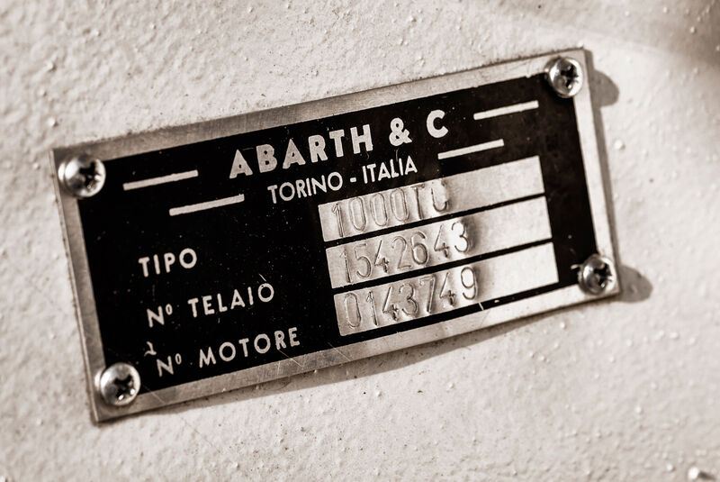 Fiat Abarth 1000 TC, Schild