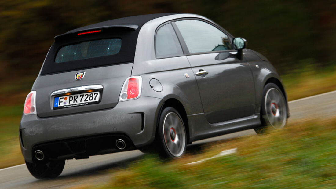 Fiat Abarth 500C, Heck