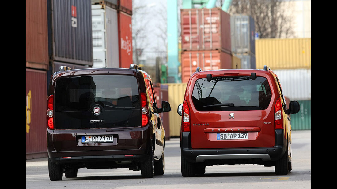 Fiat Doblo und Peugeot Partner Tepee