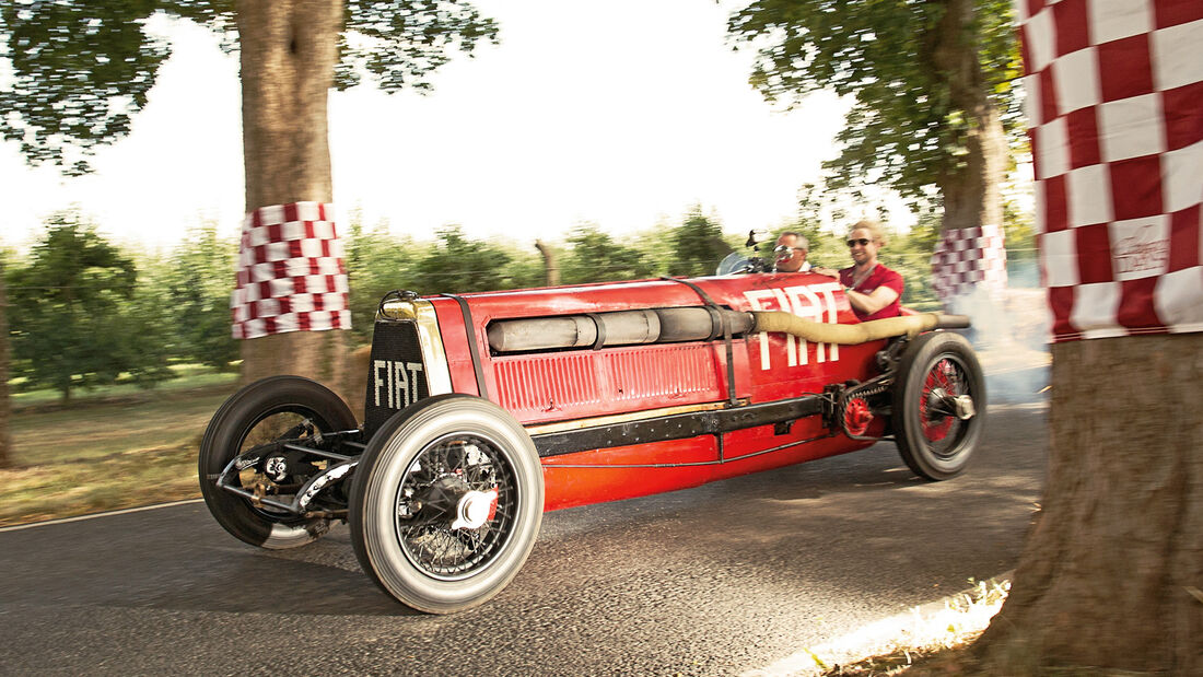 Fiat Mefistofele, Seitenansicht