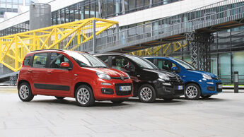 Fiat Panda 1.2 8V, Fiat Panda 0.9 8V Twinair, Fiat Panda 1.3 16V Multijet, Seitenansicht