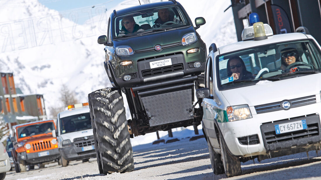 Fiat Panda Bigfoot, Frontansicht