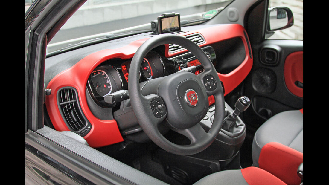 Fiat Panda, Cockpit, Lenkrad
