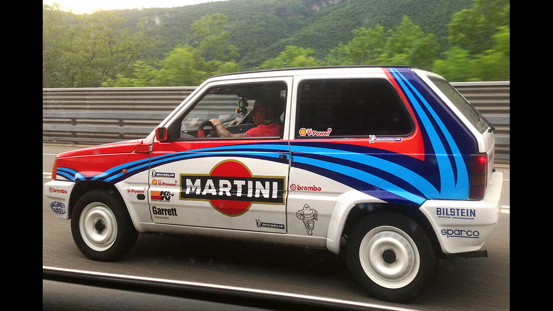 Fiat Panda Martini - Car Spotting - Formel 1 - GP Monaco - 25. Mai 2014