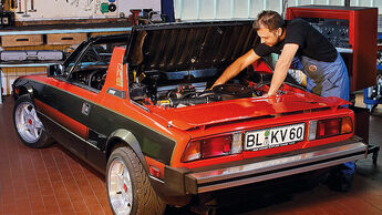 Fiat X 1/9, Seitenansicht