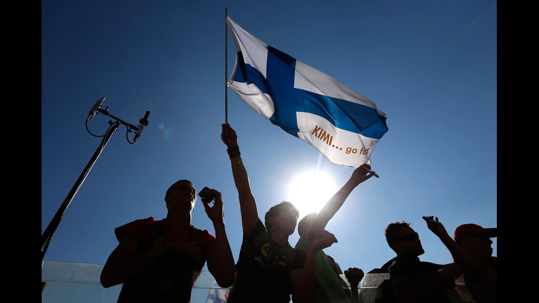 Finnische Fans - GP Ungarn 2013