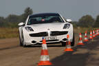 Fisker Karma, Frontansicht, Slalom