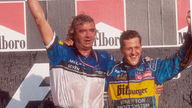 Flavio Briatore & Michael Schumacher - Formel 1 1995