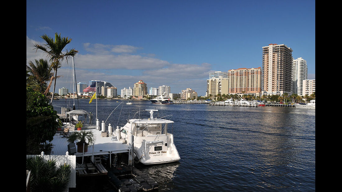 Florida mit BMW X5, Yacht