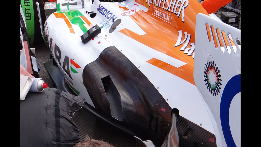 Force India - Auspuff - Formel 1 2013