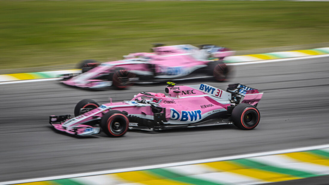 Force India - Esteban Ocon - Sergio Perez - GP Brasilien 2018