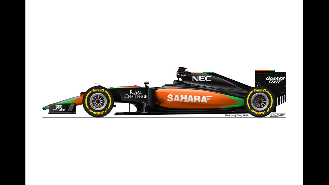 Force India - Formel 1 Design Concepts 2016