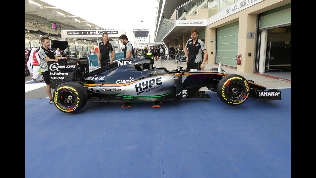 Force India - Formel 1 - GP Abu Dhabi - 24. November 2016