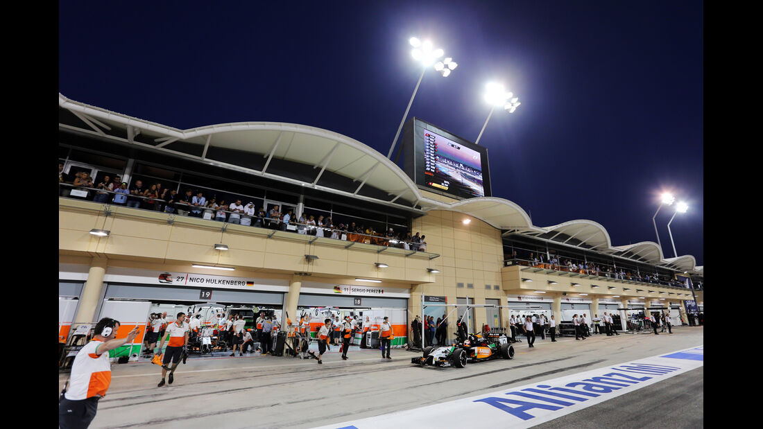 Force India - Formel 1 - GP Bahrain - Sakhir - 5. April 2014