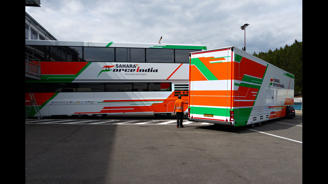 Force India - Formel 1 - GP Belgien - Spa-Francorchamps - 19. August 2015