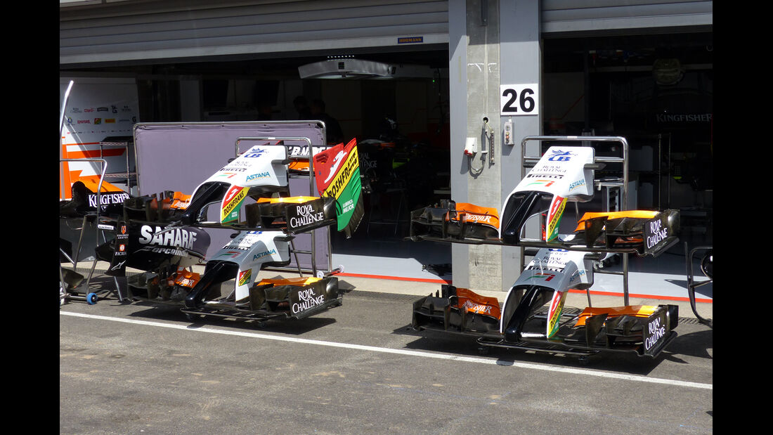 Force India - Formel 1 - GP Belgien - Spa-Francorchamps - 20. August 2014