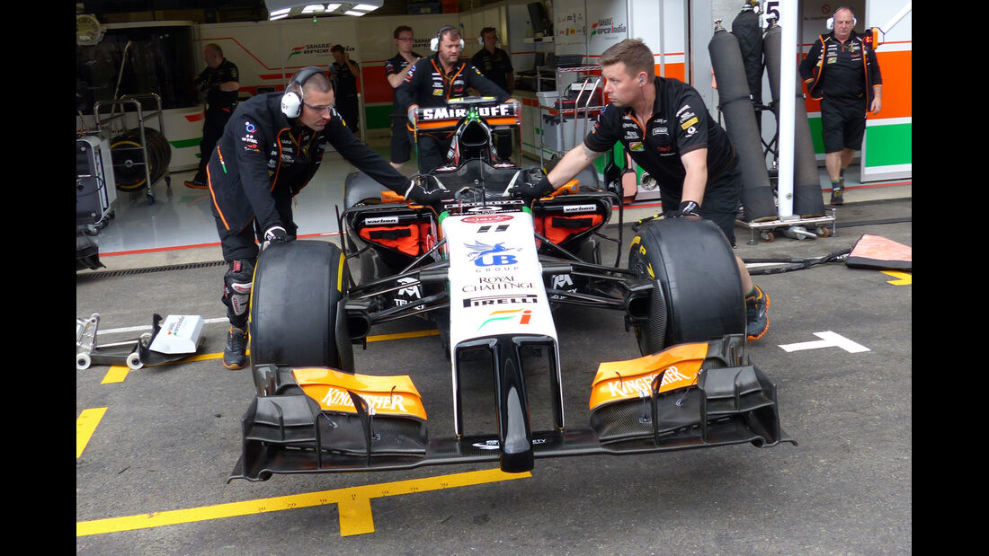 Force India - Formel 1 - GP Belgien - Spa-Francorchamps - 21. August 2014
