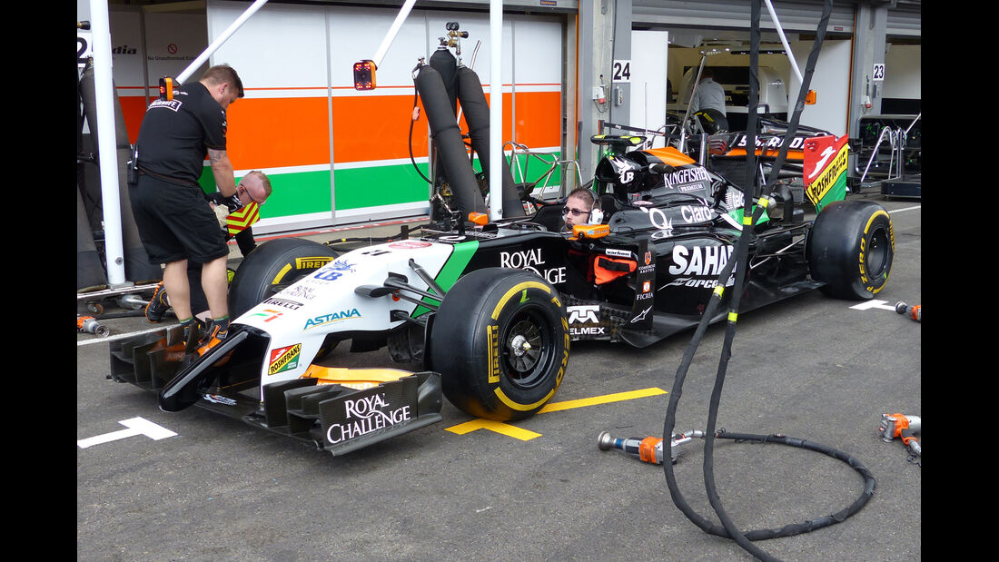 Force India - Formel 1 - GP Belgien - Spa-Francorchamps - 21. August 2014