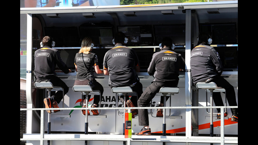 Force India - Formel 1 - GP Belgien - Spa-Francorchamps - 21. August 2015