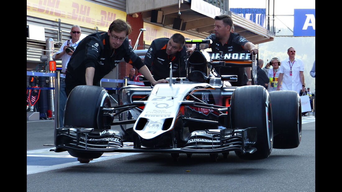 Force India - Formel 1 - GP Belgien - Spa-Francorchamps - 22. August 2015