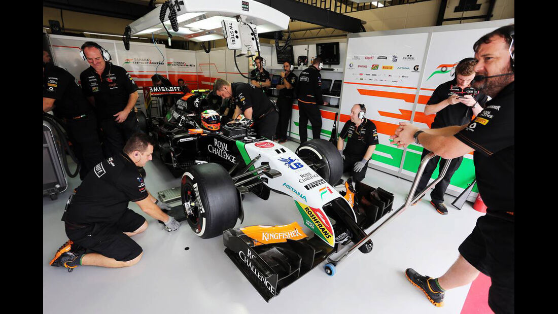 Force India - Formel 1 - GP Brasilien - 8. November 2014
