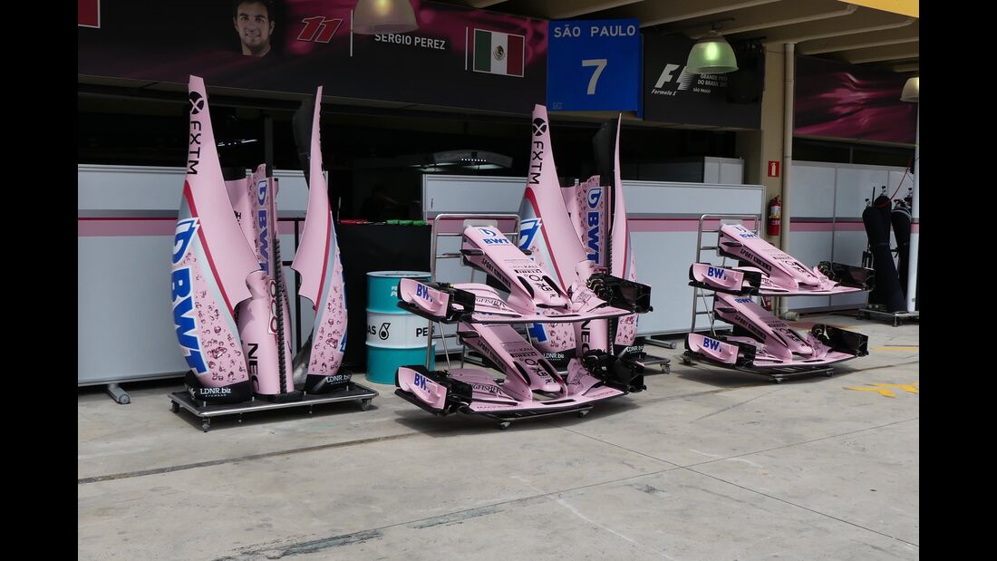 Force India - Formel 1 - GP Brasilien - 8. November 2017