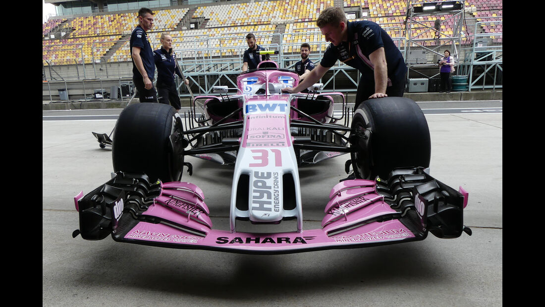 Force India - Formel 1 - GP China - Shanghai - 12. April 2018
