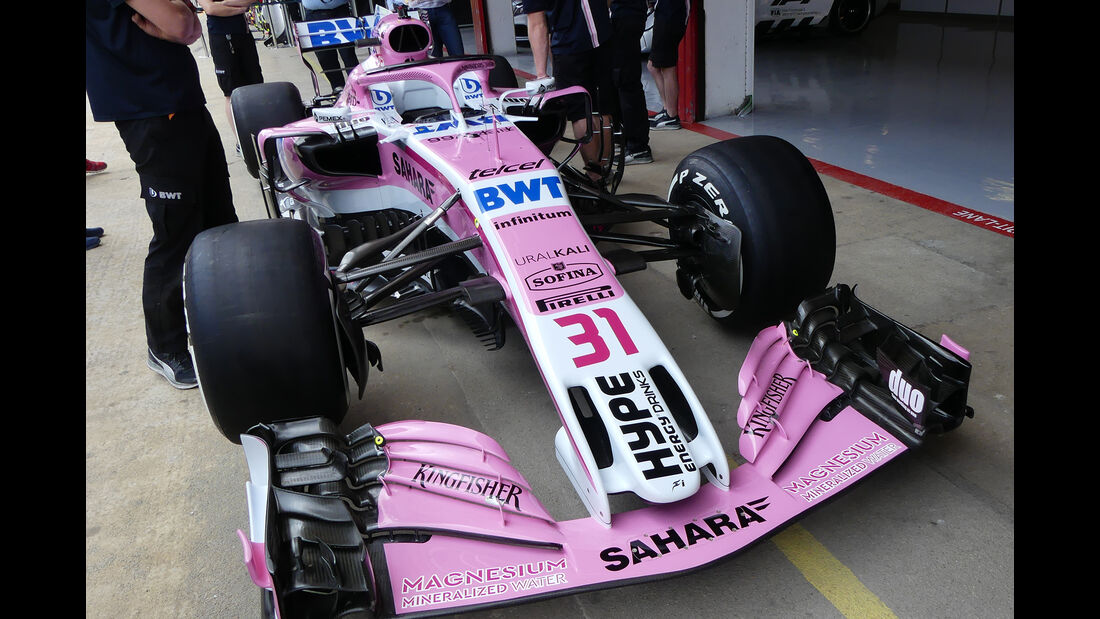 Force India - Formel 1 - GP Spanien - Barcelona - 10. Mai 2018
