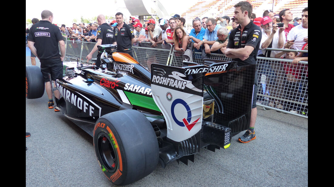 Force India - Formel 1 - GP Spanien - Barcelona - 8. Mai 2014