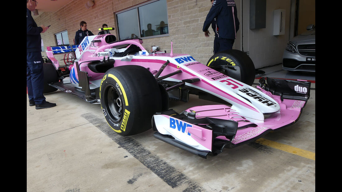 Force India - Formel 1 - GP USA - Austin - 18. Oktober 2018