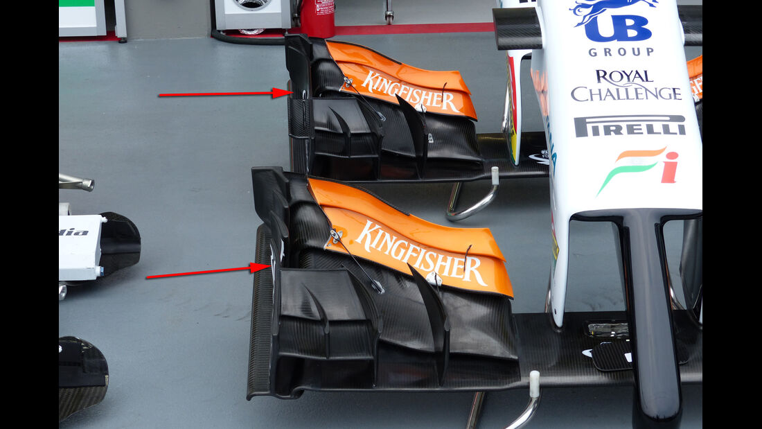 Force India - Formel 1 - Technik - GP Singapur 2014