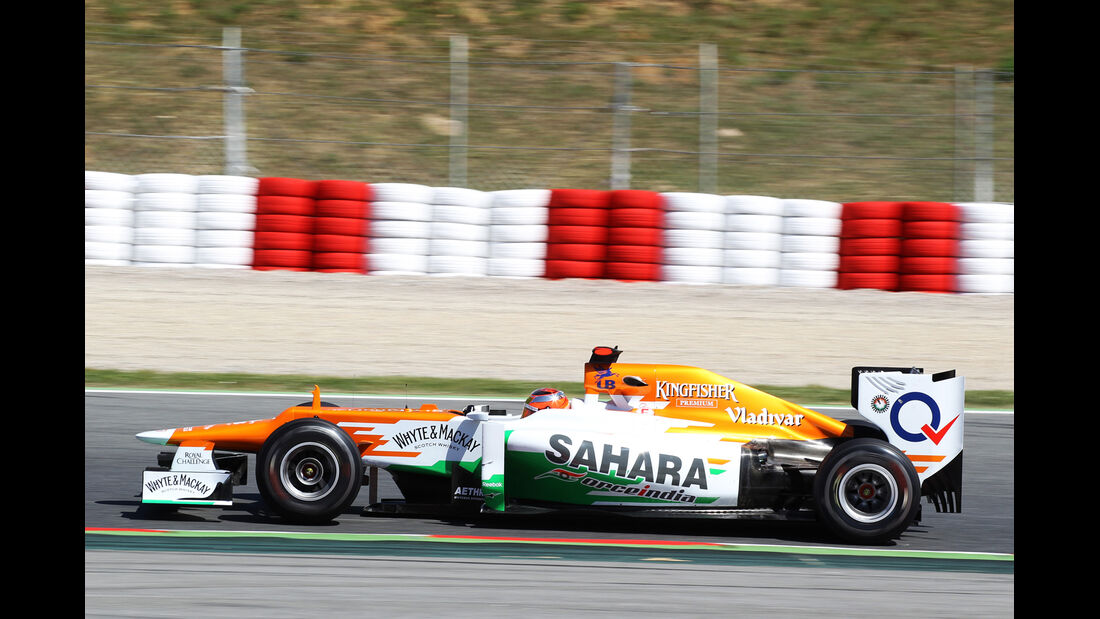Force India Formel 1 Technik GP Spanien 2012