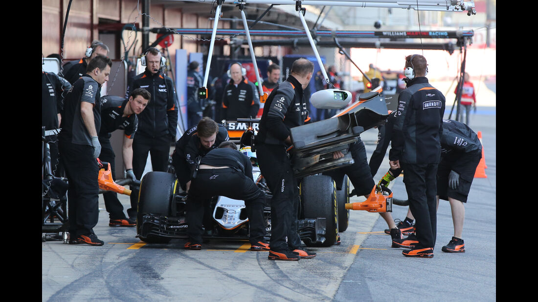 Force India - Formel 1-Test - Barcelona - 4. März 2016