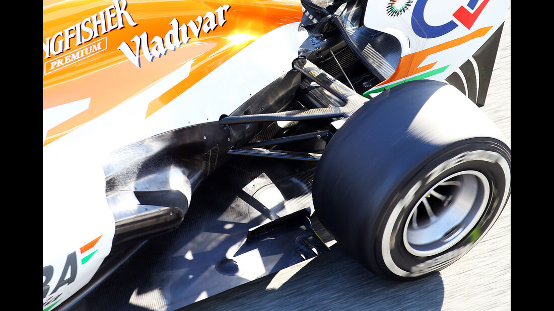 Force India, Formel 1-Test, Jerez, 7.2.2013