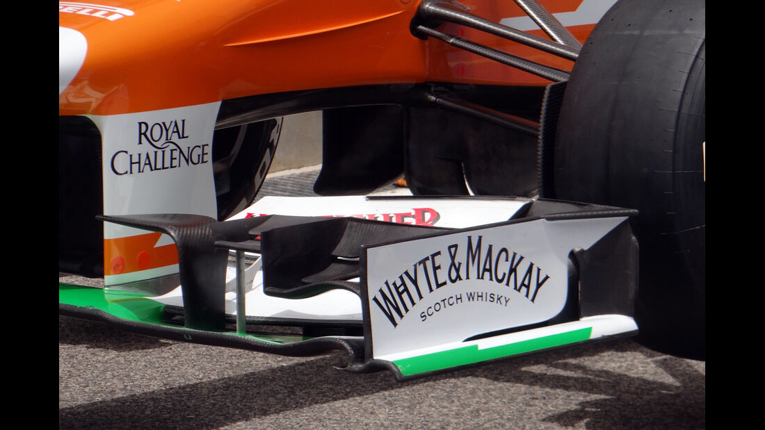 Force India Frontflügel - Formel 1 - GP Bahrain - 18. April 2013