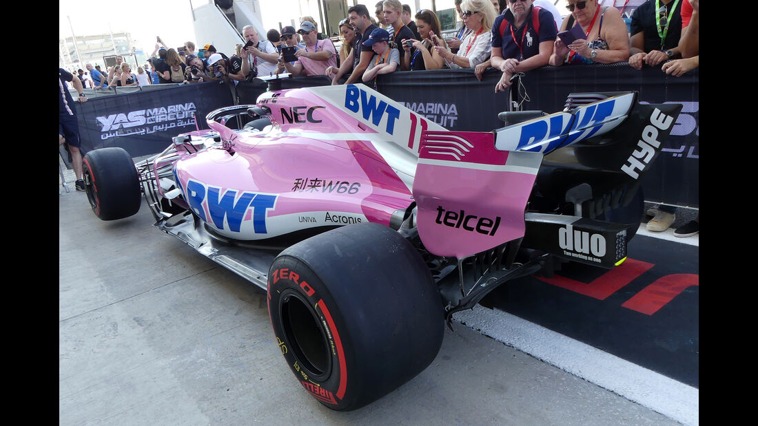 Force India - GP Abu Dhabi - Formel 1 - 22. November 2018