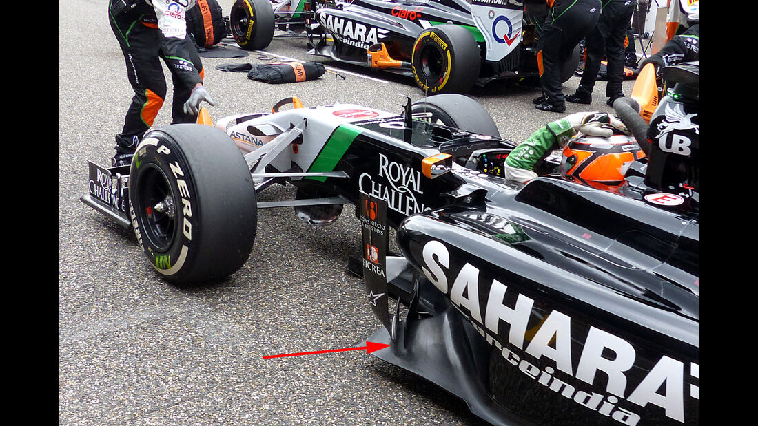 Force India - GP China 2014 - Technik