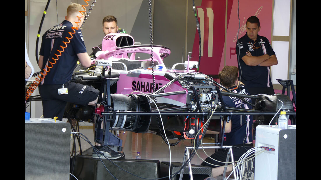Force India - GP England - Silverstone - Formel 1 - Donnerstag - 5.7.2018