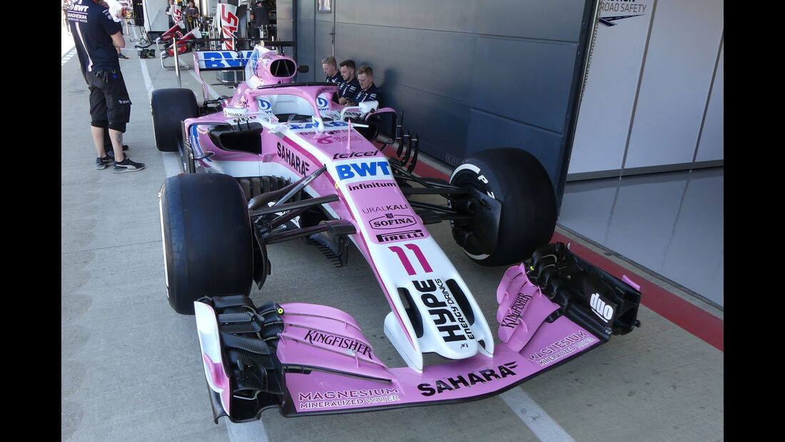 Force India - GP England - Silverstone - Formel 1 - Donnerstag - 5.7.2018