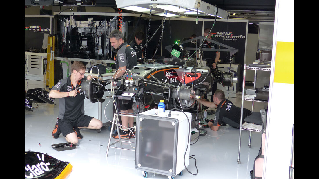 Force India - GP Italien - Monza - Donnerstag - 3.9.2015