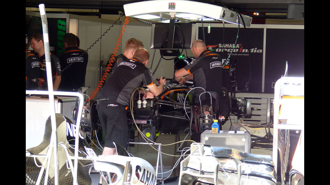 Force India - GP Spanien - Barcelona - Donnerstag - 7.5.2015