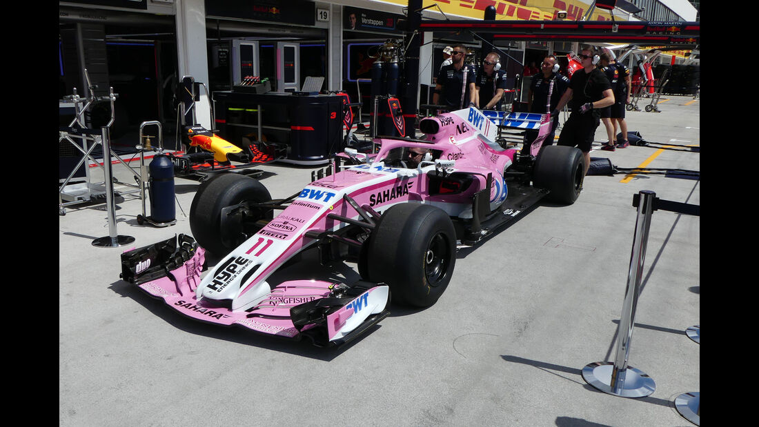 Force India - GP Ungarn - Budapest - Formel 1 - Donnerstag - 26.7.2018