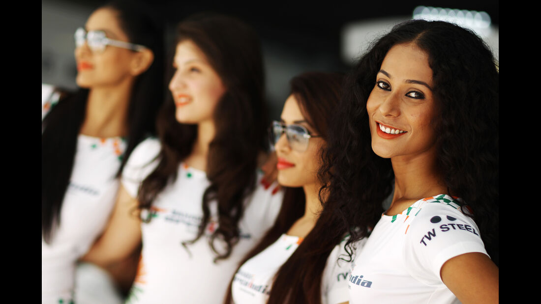 Force India-Girls - Formel 1 - GP Indien - 25. Oktober 2013