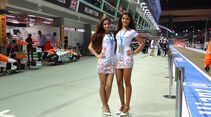 Force India-Girls - Formel 1 - GP Singapur - 20. September 2013