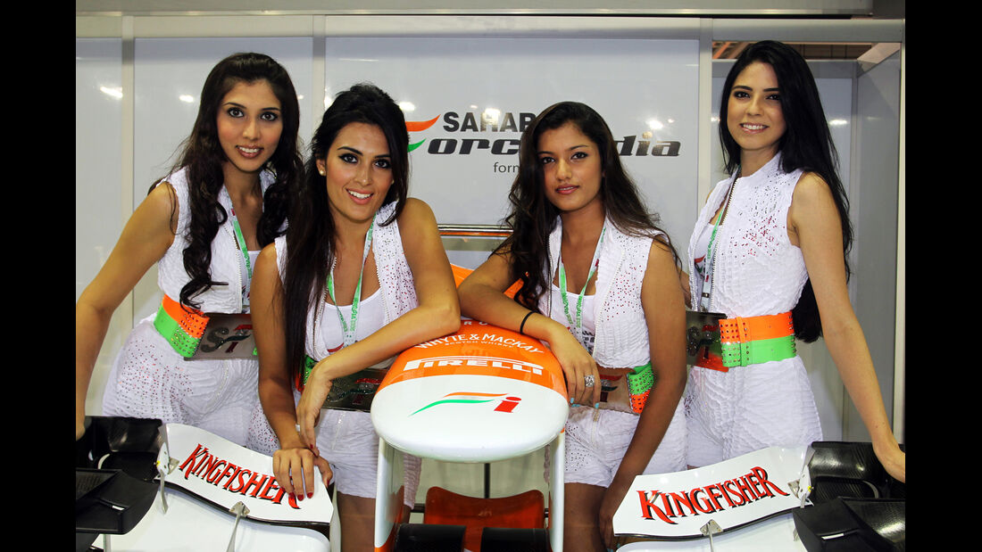 Force India-Girls - Formel 1 - GP Singapur - 22. September 2012