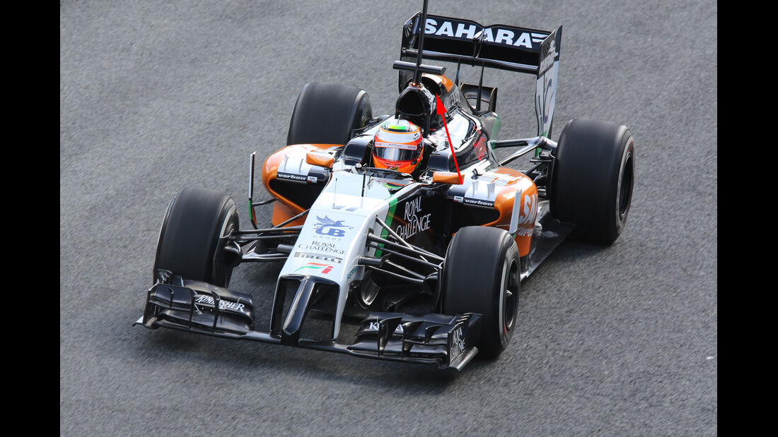Force India - Jerez-Test - Formel 1 - 2014