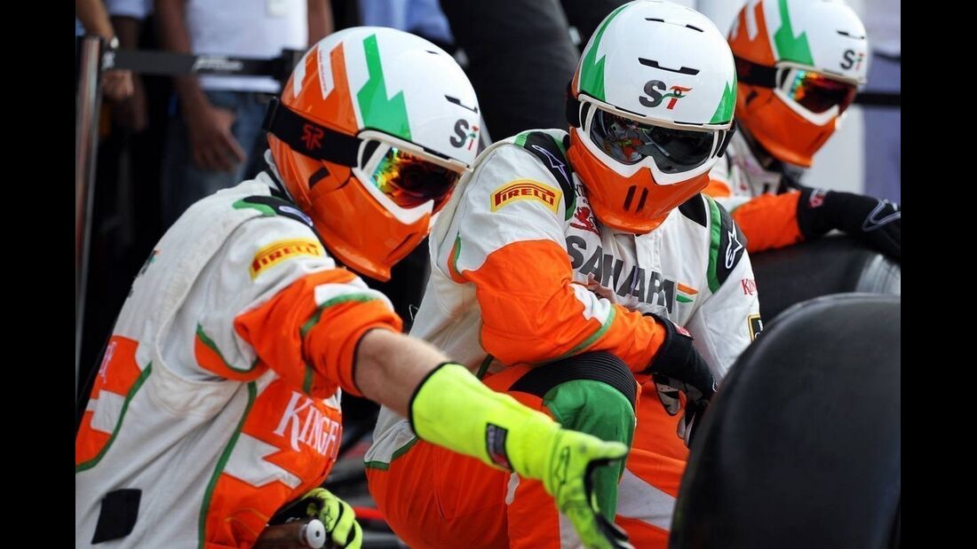 Force India Mechaniker - Formel 1 - GP Italien - 09. September 2012