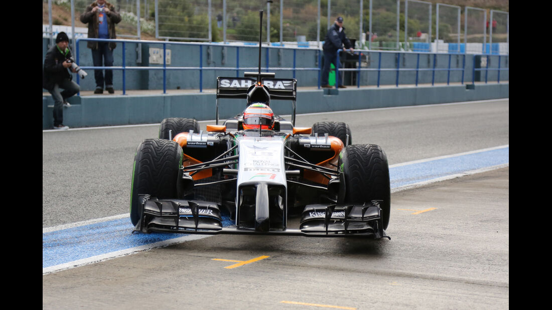 Force India - Nase - Formel 1 - Jerez-Test - 2014