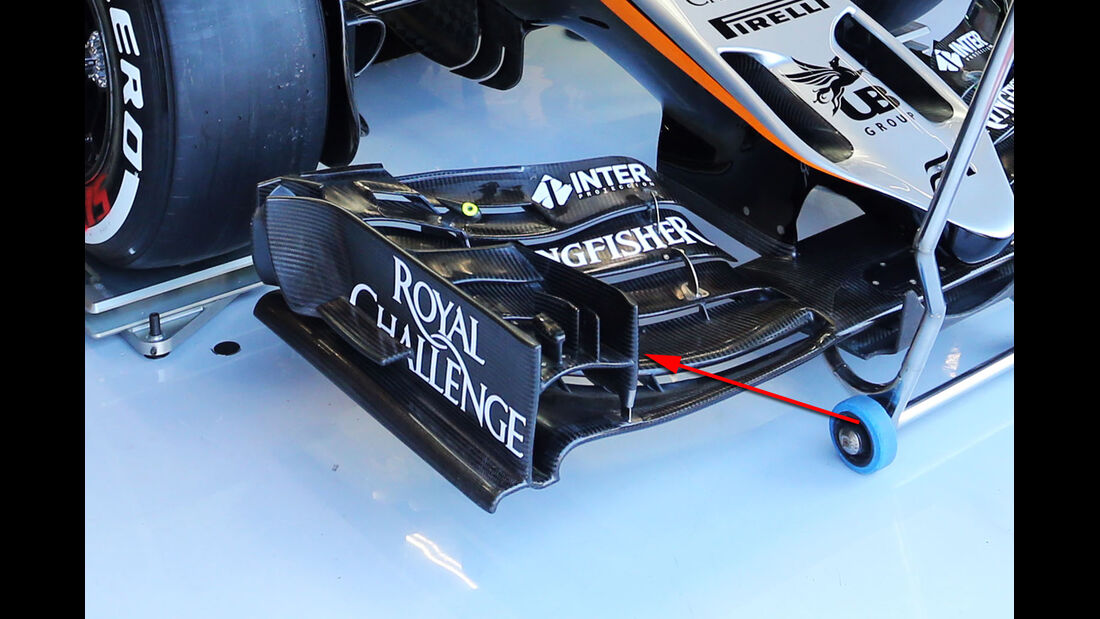 Force India - Technik - GP Belgien 2015
